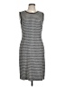 St. John Houndstooth Gray Black Casual Dress Size 10 - photo 1