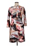 White Mark Paisley Brown Casual Dress Size XL - photo 2