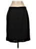 Express Solid Black Wool Skirt Size 4 - photo 2