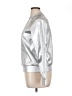 Uoozee Metallic Silver Long Sleeve Blouse Size XL - photo 5