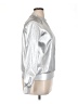 Uoozee Metallic Silver Long Sleeve Blouse Size XL - photo 4
