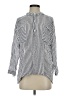 Zara Stripes Silver 3/4 Sleeve Blouse Size XS - photo 1