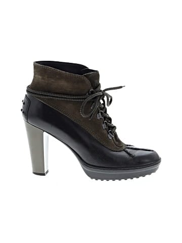 Tod's Suede Leather Ankle Boots (view 1)