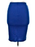 Iris Los Angeles Solid Blue Casual Skirt Size M - photo 2