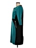 Homeyee Color Block Teal Cocktail Dress Size 10 - photo 5