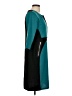 Homeyee Color Block Teal Cocktail Dress Size 10 - photo 4