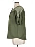 Cure 100% Polyester Green Short Sleeve Blouse Size XL - photo 5