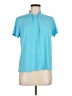 Cyrus Teal Short Sleeve Blouse Size M - photo 1