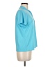 Cyrus Teal Short Sleeve Blouse Size M - photo 4