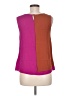 Halston Heritage 100% Silk Brown Blouse Size 8 - photo 2
