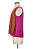 Halston Heritage 100% Silk Brown Blouse Size 8 - photo 5