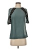 Reiss 100% Polyester Teal Short Sleeve Blouse Size 2 - photo 1