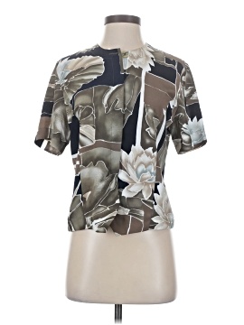 Petite Sophisticate Short Sleeve Blouse