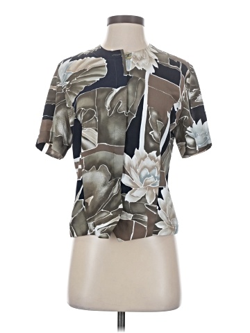 Petite Sophisticate Short Sleeve Blouse (view 1)