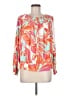 Boston Proper Orange Long Sleeve Blouse Size M - photo 1