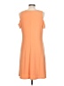 Nine West Solid Orange Casual Dress Size 10 - photo 2
