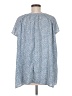 Daisies 100% Polyester Blue Short Sleeve Blouse Size M - photo 2