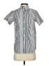 J.Crew Stripes Blue Short Sleeve Button-Down Shirt Size 00 - photo 1