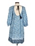 uncle frank 100% Rayon Paisley Blue Casual Dress Size M - photo 2
