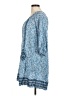 uncle frank 100% Rayon Paisley Blue Casual Dress Size M - photo 5