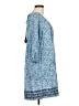uncle frank 100% Rayon Paisley Blue Casual Dress Size M - photo 4