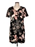 Originality Print Black Casual Dress Size L - photo 1