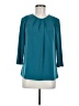 Investments Teal 3/4 Sleeve Blouse Size M (petite) - photo 1