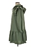 Entro 100% Polyester Green Casual Dress Size S - photo 5