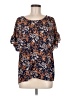 MICHAEL Michael Kors Orange Short Sleeve Blouse Size M - photo 1