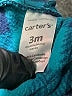 Carter's 100% Polyester Teal Zip Up Hoodie 0-3 MO / 3 MO - photo 3