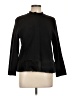 JM Collection 100% Cotton Black Cardigan Size L (petite) - photo 1