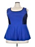 Torrid Blue Sleeveless Blouse Size 3X Plus (3) - photo 1