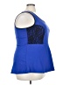 Torrid Blue Sleeveless Blouse Size 3X Plus (3) - photo 4