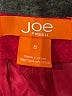 Joe Fresh Chevron-herringbone Red Formal Skirt Size 8 - photo 4