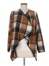 Unbranded 100% Polyester Plaid Brown Blazer Size M - photo 1