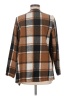 Unbranded 100% Polyester Plaid Brown Blazer Size M - photo 2