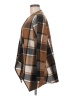 Unbranded 100% Polyester Plaid Brown Blazer Size M - photo 5