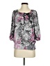 Jaipur Gray 3/4 Sleeve Blouse Size S - photo 1