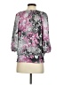 Jaipur Gray 3/4 Sleeve Blouse Size S - photo 2