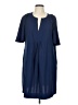 Assorted Brands 100% Polyester Solid Blue Casual Dress Size L - photo 1