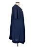 Assorted Brands 100% Polyester Solid Blue Casual Dress Size L - photo 4