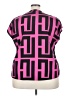 Shein Curve Pink Short Sleeve Blouse Size 20 Plus (4) - photo 2