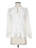 Ann Taylor LOFT 100% Polyester Ivory Long Sleeve Blouse Size S - photo 1