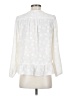 Ann Taylor LOFT 100% Polyester Ivory Long Sleeve Blouse Size S - photo 2