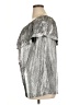 MICHAEL Michael Kors Metallic Silver Short Sleeve Blouse Size 1X - photo 5