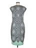 The Limited 100% Polyester Graphic Gray Cocktail Dress Size 8 - photo 2