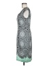 The Limited 100% Polyester Graphic Gray Cocktail Dress Size 8 - photo 5