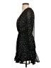 Mi ami 100% Polyester Stars Black Cocktail Dress Size XXS - photo 5