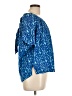 Escapada Blue Short Sleeve Blouse Size L - photo 4