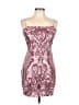 B. Darlin Paisley Burgundy Cocktail Dress Size 17 - 18 - photo 1